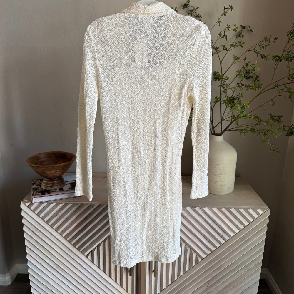 Sadie & Sage Textured Button Front Collared Dress… - image 3